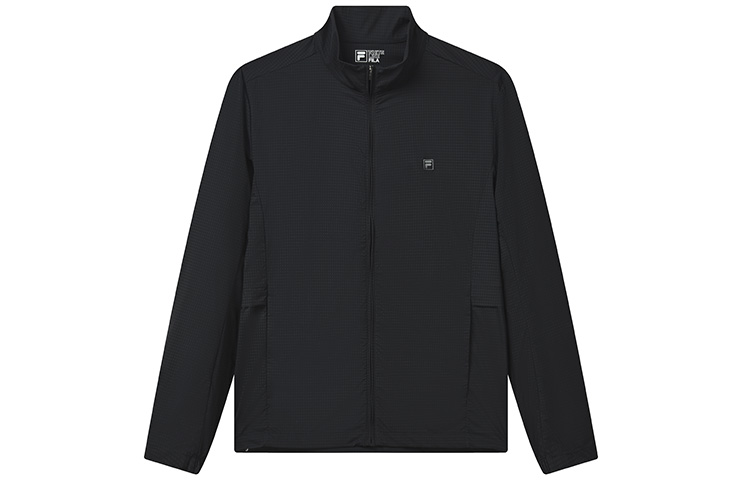 FILA Lightweight Logo Sports Jacket Black - Breathable Spring/Fall Style F11M227701F-BK