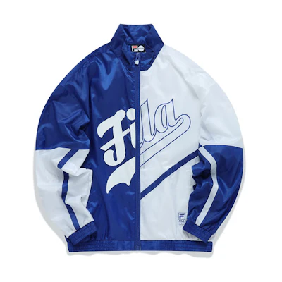 FILA Lightweight Loose Fit Colorblock Jacket Men’s Navy Blue T11M122703F-BU