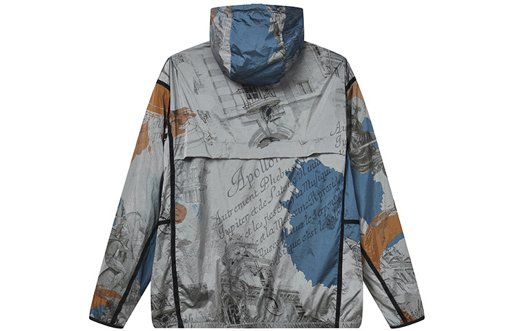 FILA Lightweight Loose Fit Jacket with All-Over Embroidered Logo Design F11M238701F-ZA 圖 3