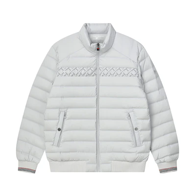 FILA Lightweight Quilted Outdoor Down Jacket Slate Gray. F11M141903F-GY