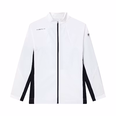 FILA Lightweight Retro Golf Track Jacket Jade White A11M225701F-WT
