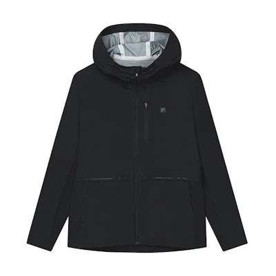 FILA Lightweight Woven Hooded Jacket - Black F11M217703F-BK
