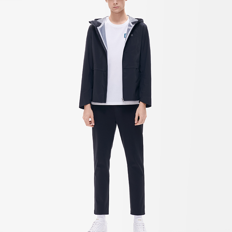 FILA Lightweight Woven Hooded Jacket - Black F11M217703F-BK 圖 4