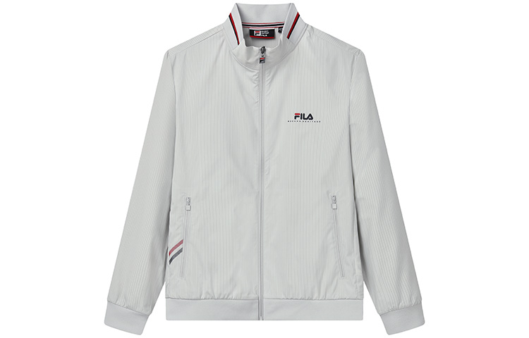 FILA Lightweight Woven Jacket Slate Gray Casual Sportswear F11M221701FGY