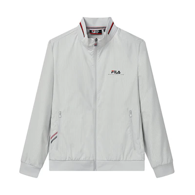 FILA Lightweight Woven Jacket Slate Gray Casual Sportswear F11M221701FGY