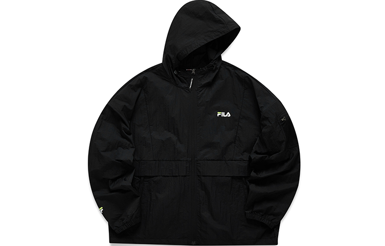 FILA Lightweight Woven Loose Fit Hooded Jacket Men’s Black T11M125704F-BK