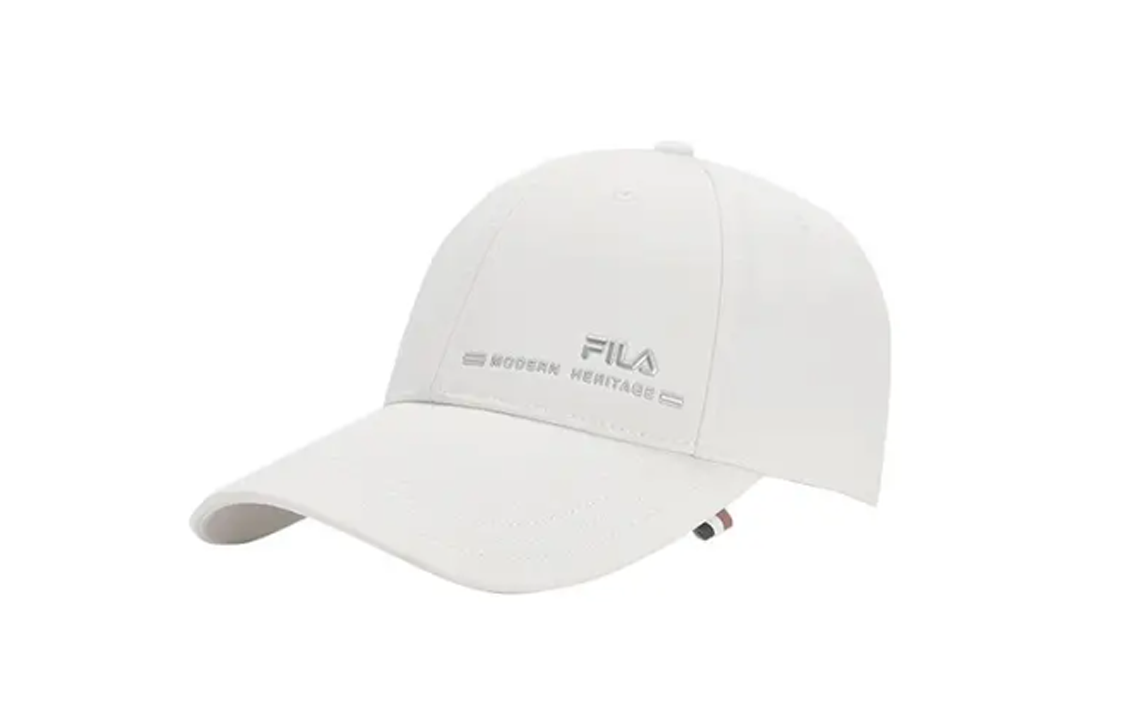 FILA Logo Baseball Cap Unisex Couples Style - White F13U341231FIV