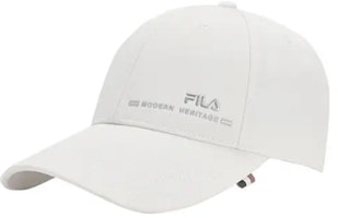 FILA Logo Baseball Cap Unisex Couples Style - White F13U341231FIV FILA Logo Baseball Cap Unisex Couples Style - White F13U341231FIV