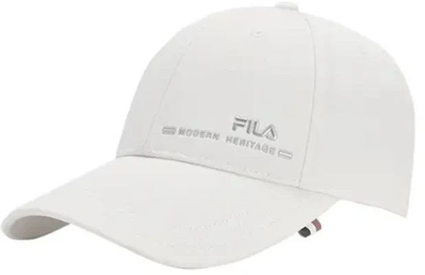 FILA Logo Baseball Cap Unisex Couples Style - White F13U341231FIV Buy FILA Logo Baseball Cap Unisex Couples Style - White F13U341231FIV