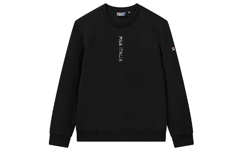 FILA Logo Crewneck Pullover Sweatshirt Black F11M018220GBK