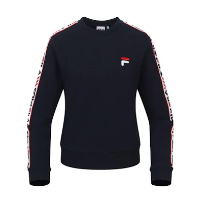 FILA Logo Crewneck Pullover Sweatshirt Men’s Blue FS2POC1157F-INA