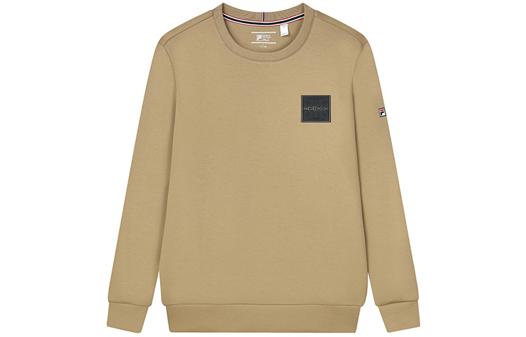 FILA Logo Crewneck Sweatshirt Denim Khaki F11M141202F-DK