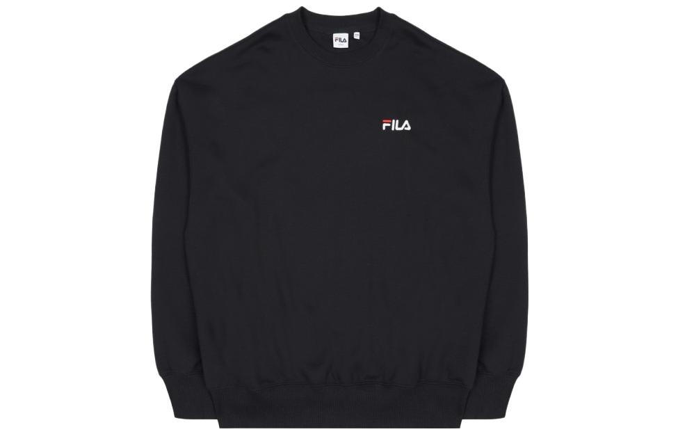 FILA Logo Crewneck Sweatshirt Unisex Black FS2POC3201X-BLK