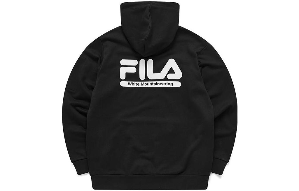 Order FILA 刺繡LOGO深黑色套頭衫 T11M117210F-BK