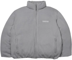 FILA Logo Embroidered Stand Collar Jacket Grey FS2DJE4601X-LGY FILA Logo Embroidered Stand Collar Jacket Grey FS2DJE4601X-LGY