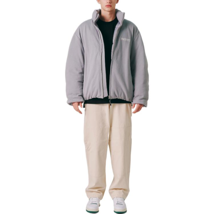 Purchase 휠라 로고 자수 스탠드 칼라 재킷 그레이 FS2DJE4601X-LGY