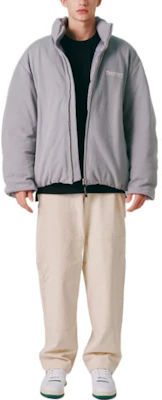 휠라 로고 자수 스탠드 칼라 재킷 그레이 FS2DJE4601X-LGY Purchase 휠라 로고 자수 스탠드 칼라 재킷 그레이 FS2DJE4601X-LGY