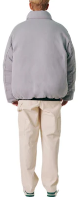 휠라 로고 자수 스탠드 칼라 재킷 그레이 FS2DJE4601X-LGY Details for 휠라 로고 자수 스탠드 칼라 재킷 그레이 FS2DJE4601X-LGY