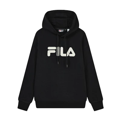 FILA Logo Fashion Casual Hoodie Black Unisex F51U318298F-BK