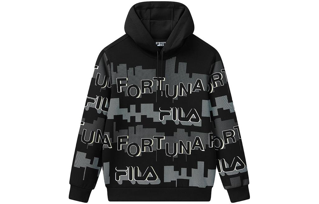 Order FILA 經典黑色Logo印花衛衣 男女款 F11M118250F-BK