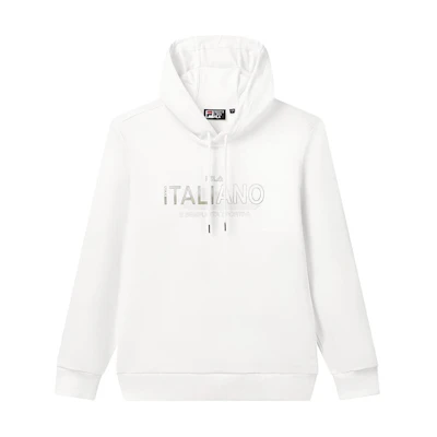 FILA Logo Print Casual Sports Sweatshirt Standard White F11M132258F-WT