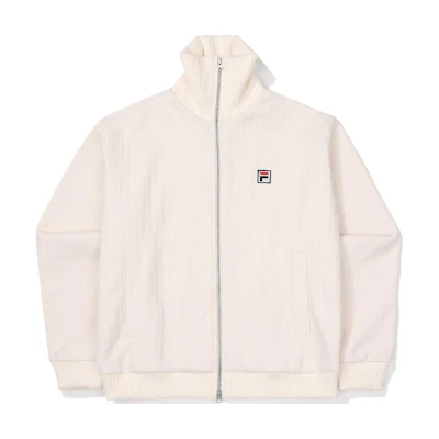 FILA Logo Print High-Neck Zip-Up Jacket Unisex Off-White FS2JKF4331X-FWH
