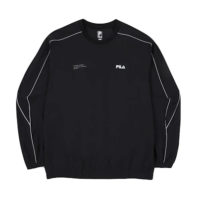 FILA Logo Print Long-Sleeve Jacket Black () FS2POF2211M-BK