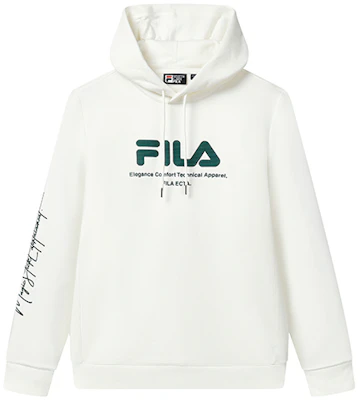 Sudadera con Capucha Blanca FILA con Logo Impreso F11M319206F-WT Buy Sudadera con Capucha Blanca FILA con Logo Impreso F11M319206F-WT