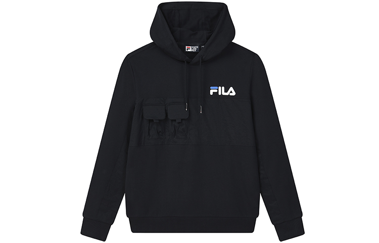 FILA Logo Print Sweatshirt with Chest Pocket - Legendary Blue F11M138202F-NV