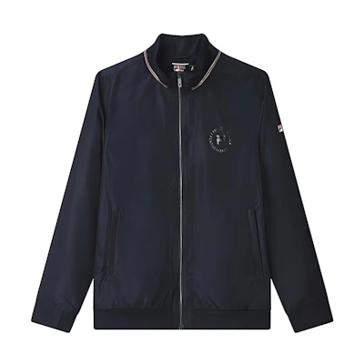 FILA Logo Printed Casual Woven Jacket - Legendary Blue F11M131706F-NV