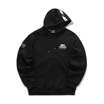 FILA Logo Printed Hoodie for Men - Black T11M041208F-BK