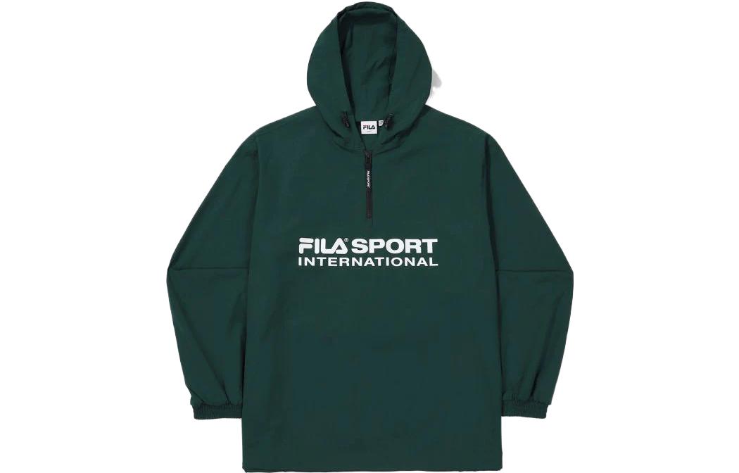 FILA Logo Printed Long-Sleeve Hoodie - American Style (Autumn) FS2JKF2131X-PIG