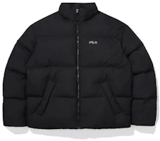 FILA Logo Printed Long Sleeve Puffer Jacket Unisex Black. FE2DJE6105X-BLK FILA Logo Printed Long Sleeve Puffer Jacket Unisex Black. FE2DJE6105X-BLK