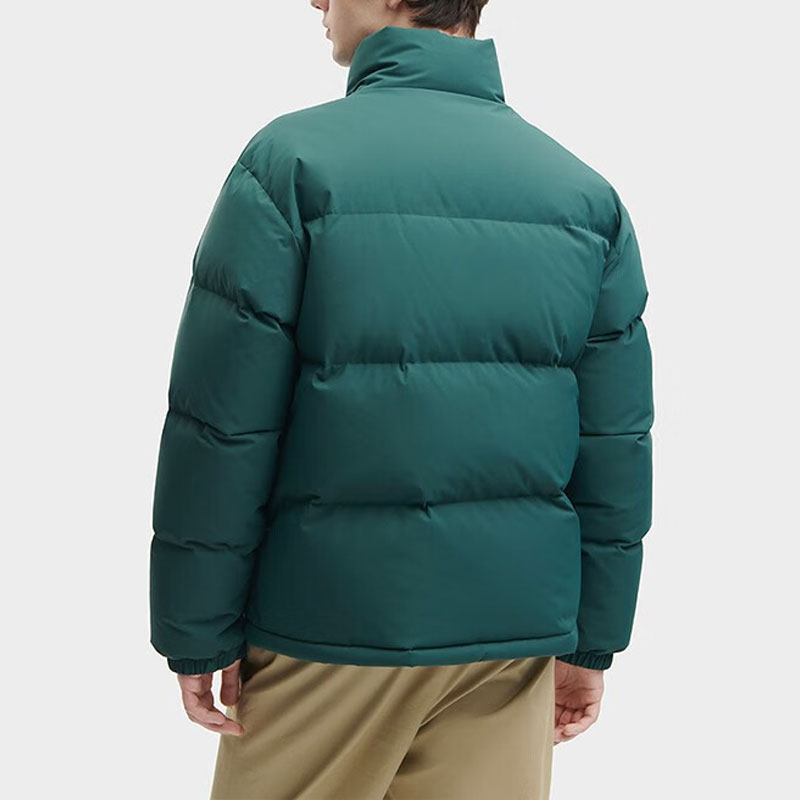 FILA Logo Printed Oversized Puffer Jacket Unisex - Showpeak Green. F51U349901F-GN 圖 5