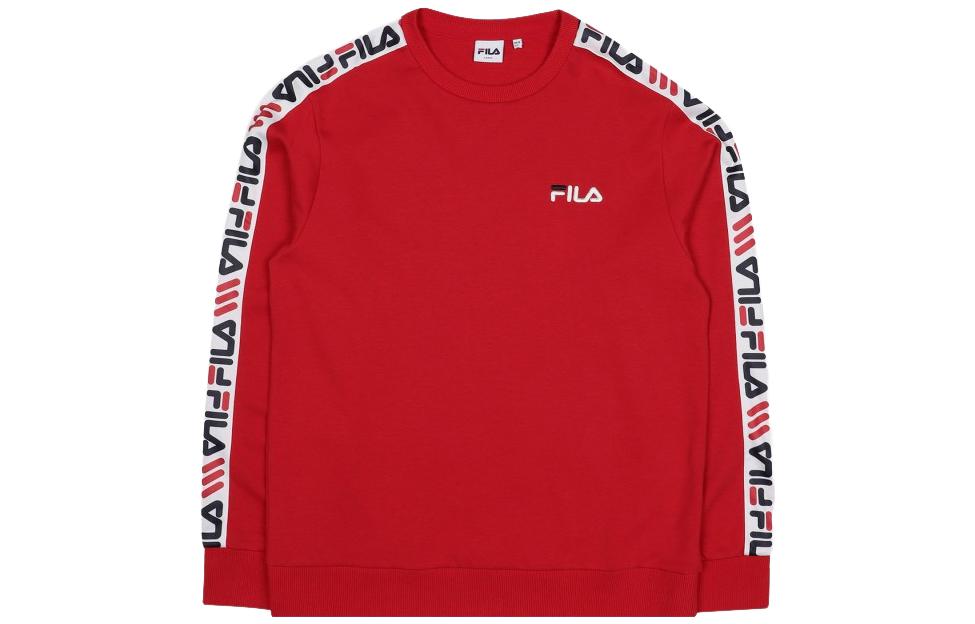 FILA Logo Pullover Sweatshirt Unisex Red FS2POC3108X-DRD