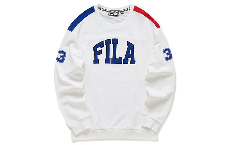 FILA Logo Pullover Sweatshirt White T11M042209F-WT