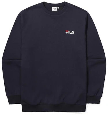 FILA Logo Pullover Unisex Sweatshirt Navy Blue FS2POF1101X-INA Buy FILA Logo Pullover Unisex Sweatshirt Navy Blue FS2POF1101X-INA