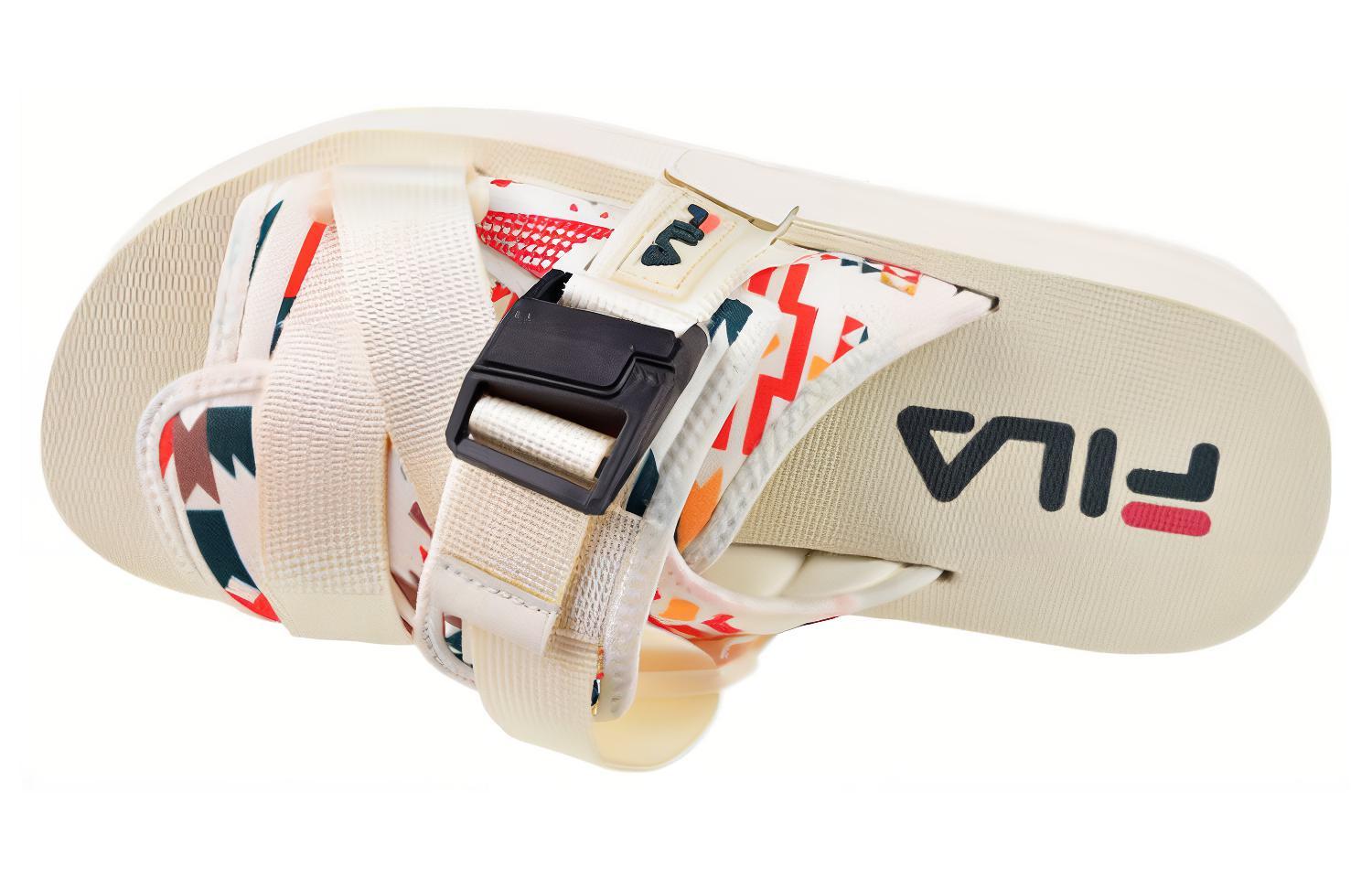 Lookbook Sandalias FILA Logo 'Beige'. 1SM01576-142yc