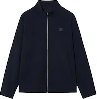 FILA Logo Stand Collar Zip-Up Jacket Black Unisex Long Sleeve FS2FTH2201U-BLK FILA Logo Stand Collar Zip-Up Jacket Black Unisex Long Sleeve FS2FTH2201U-BLK