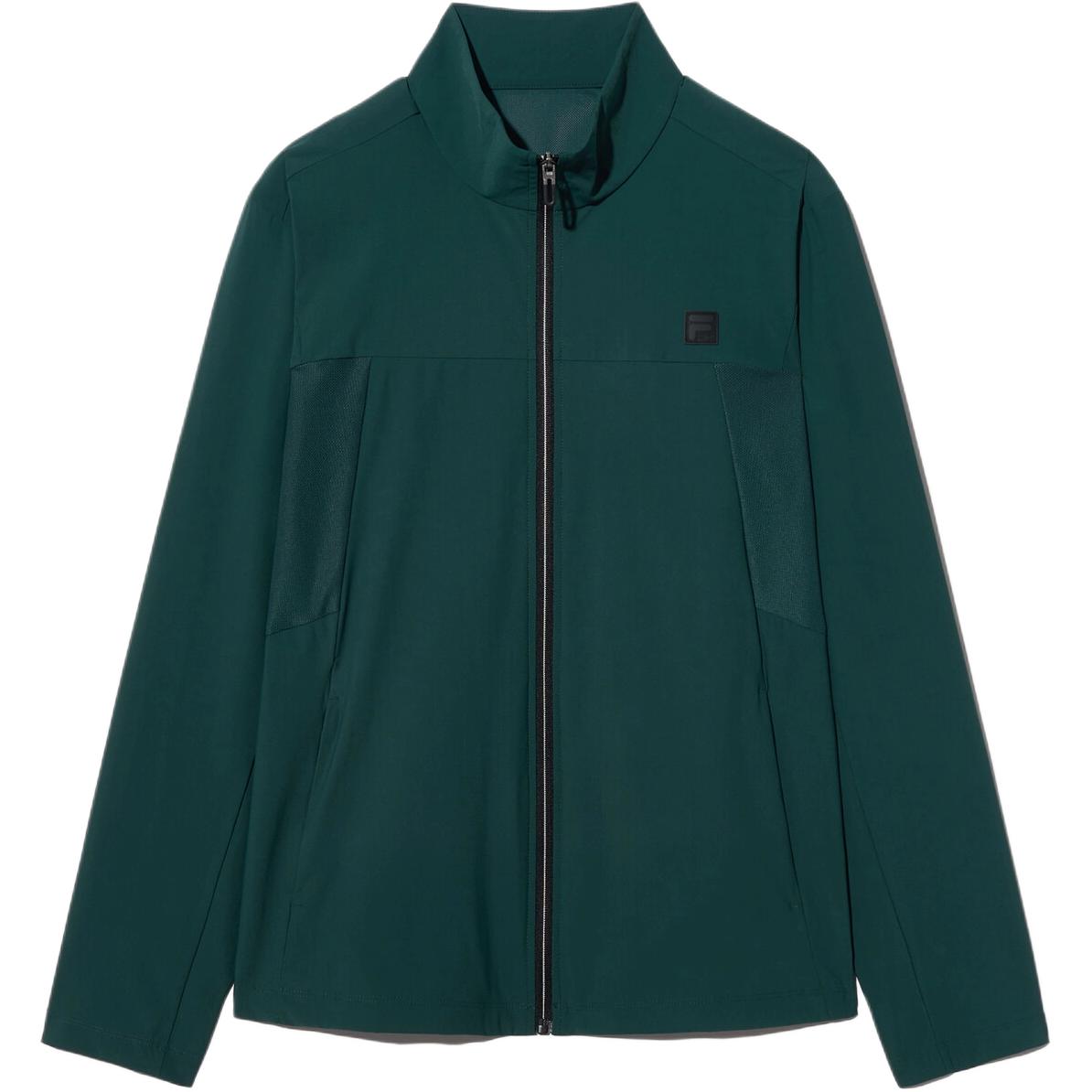FILA Logo Stand Collar Zip-Up Jacket Green 1100FS2FTH2203MDGR