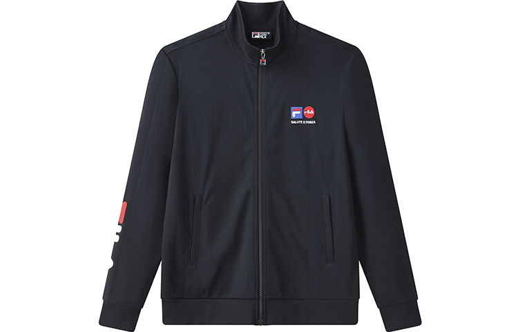FILA Logo Zip-Up Track Jacket in Legendary Blue F11M128550F-NV