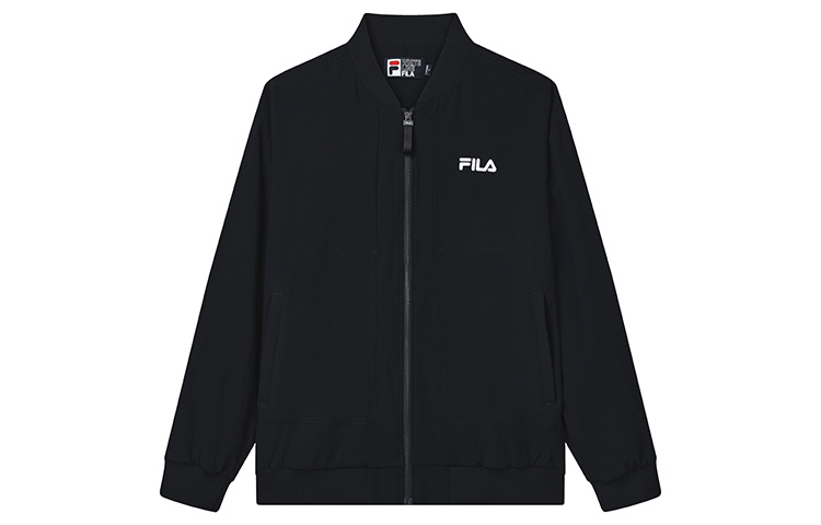 FILA Loose-Fit Baseball Collar Woven Jacket - Legend Blue (Fall Collection) F11M238706F-NV