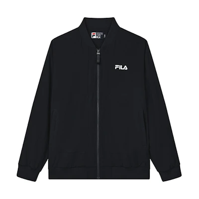 FILA Loose-Fit Baseball Collar Woven Jacket - Legend Blue (Fall Collection) F11M238706F-NV