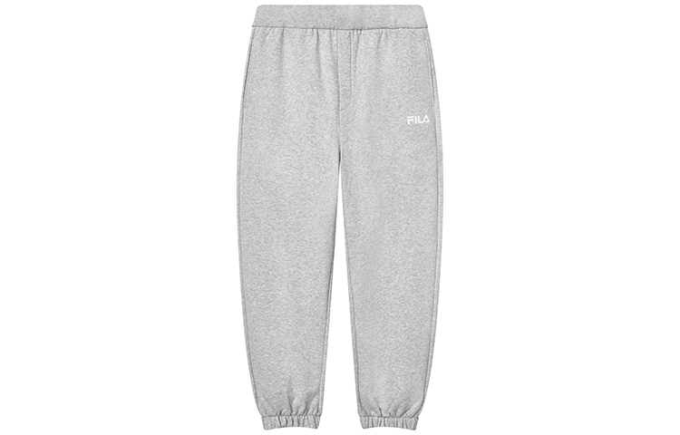 FILA Loose Fit Fleece Joggers - Cloud Gray/Heather Gray Casual Pants. F51M249699F-MG