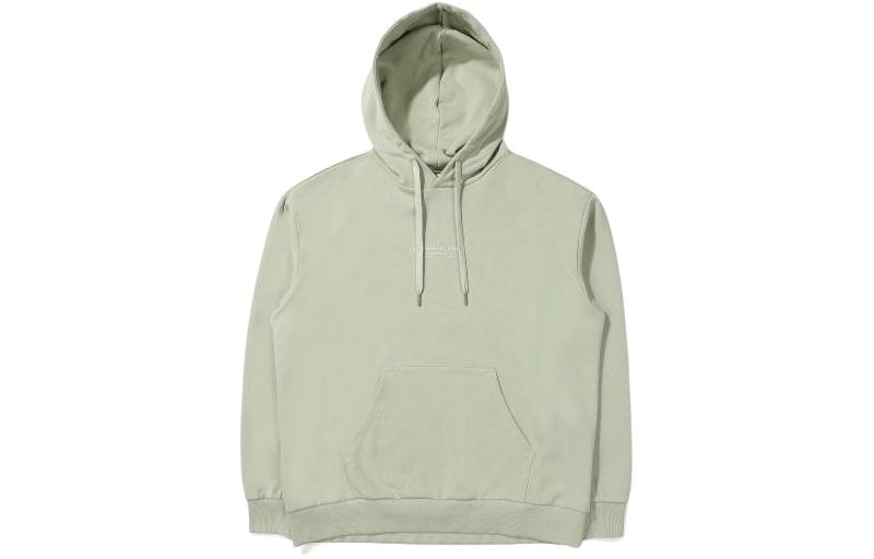 FILA Loose Fit Green Hoodie with Letter Print FS2POE1113X-EGY