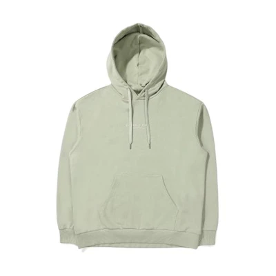 FILA Loose Fit Green Hoodie with Letter Print FS2POE1113X-EGY
