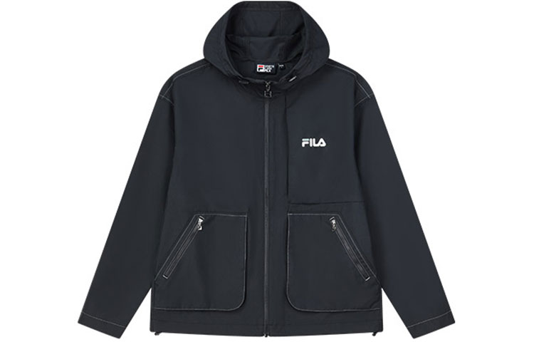 FILA Loose Fit Hooded Woven Jacket - Legendary Blue F51M138703F-NV
