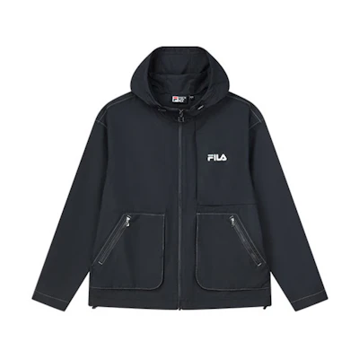 FILA Loose Fit Hooded Woven Jacket - Legendary Blue F51M138703F-NV