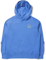 FILA Loose Fit Incision Hoodie Blue - Solid Logo Pullover Korean Style FS2POE1108X-FBU FILA Loose Fit Incision Hoodie Blue - Solid Logo Pullover Korean Style FS2POE1108X-FBU