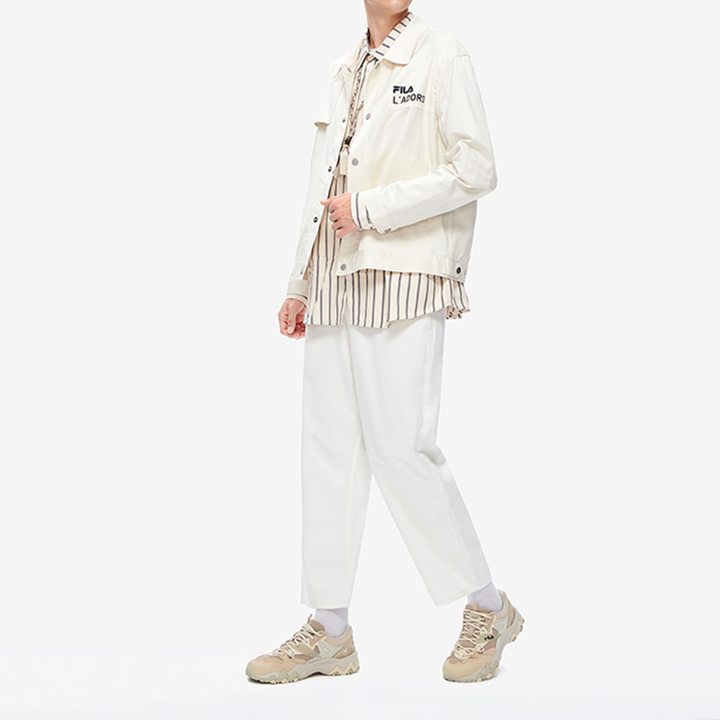 Sizing FILA 寬鬆版兔年限定白玉兔刺繡長袖外套 F51M238703F-IV